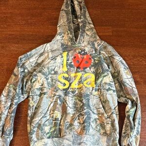 SZA Camo Tour Hoodie Size M